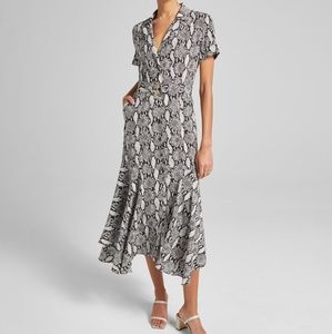 A.L.C. Clarkson snakeprint silk dress size 2